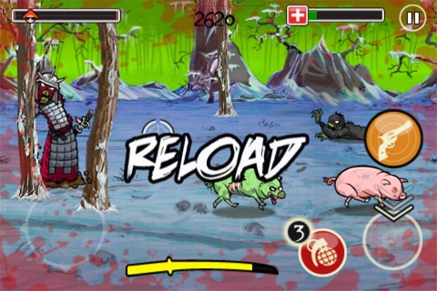 Katana Zombie FreePlay screenshot 2