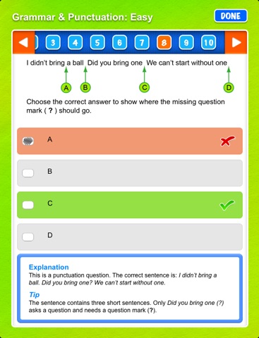 Excel NAPLAN*-style Year 5 Literacy Tests Lite screenshot 3