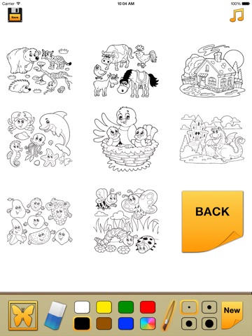 Paint, draw & coloring pages for kids HD. Light. screenshot 4