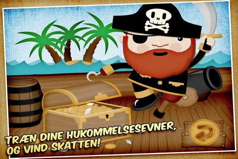 Piratskatten – et memory-spil screenshot 3