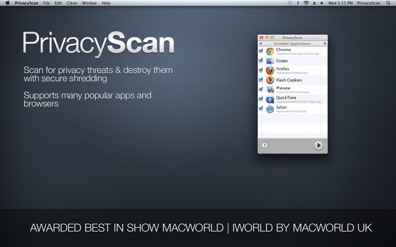 Screenshot #1 for PrivacyScan