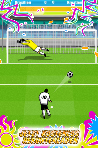 Penalty Cup Soccer 2014 - World Edition: Football Champion of Brazil screenshot 3