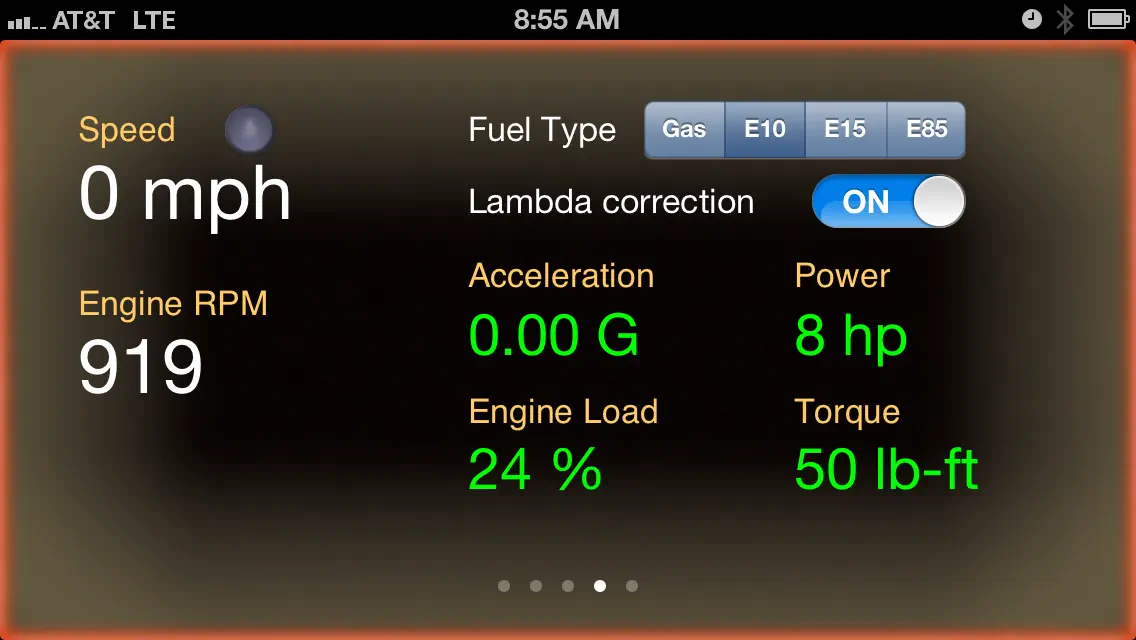 Dyno Chart - OBD II Engine Performance Tool iPhone Ekran Görüntüsü 3
