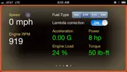 dyno chart - obd ii engine performance tool iphone screenshot 3