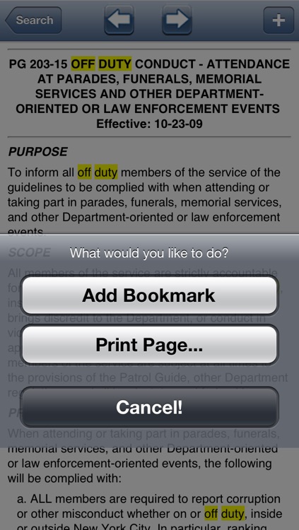 NYPD Patrol Guide 2013 screenshot-4