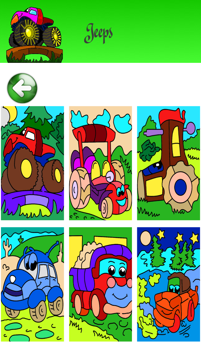 Screenshot #3 pour Voitures: coloriage a colorier pour les garçons 2 - crayon jeux et animé dessin à imprimer de cars et véhicule: finn jeu pour les enfants