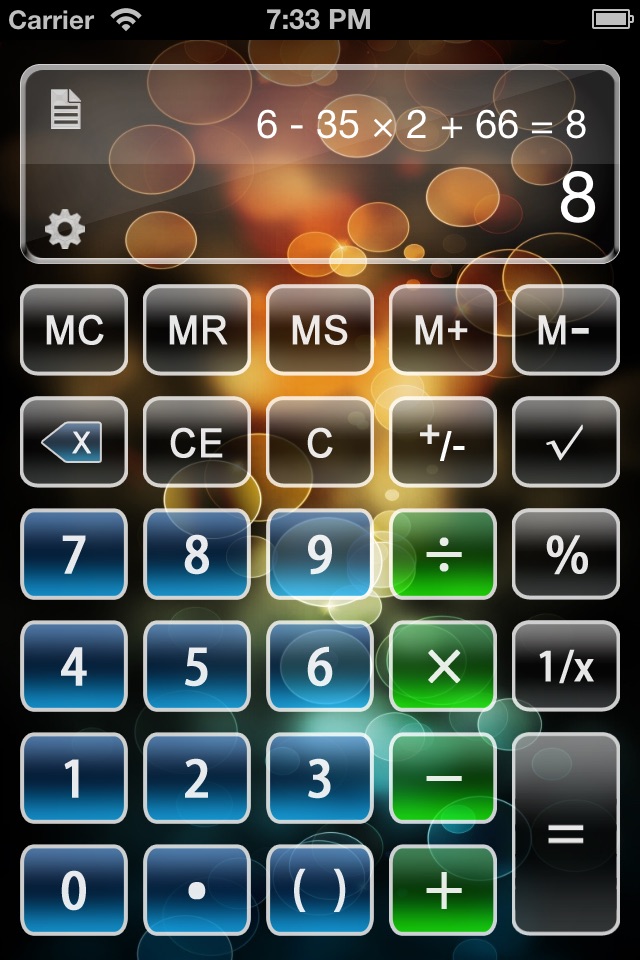 Calculator X Free - Advanced Scientific Calculator with Formula Display & Notable Tape screenshot 4