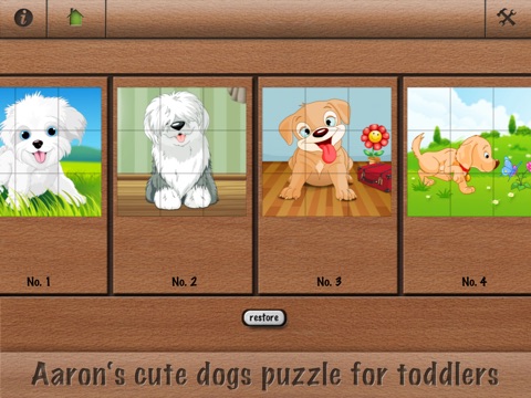 Aaron's cute dogs puzzle for toddlers screenshot 3