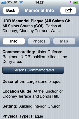Memorials - Northern Ireland Conflict screenshot 4