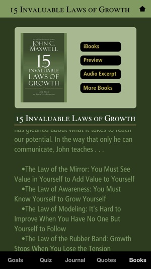 John C. Maxwell's The 15 Invaluable Laws of Growth(圖5)-速報App