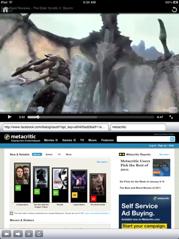 Multitasker Split Screen Video and Web screenshot 3