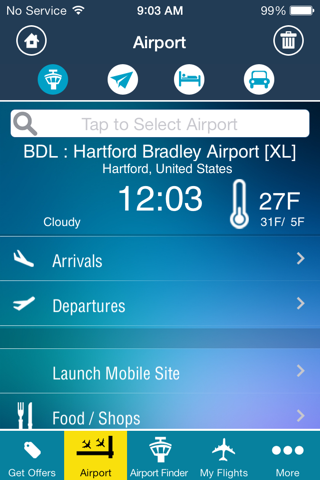 Hartford Airport Info + Radar screenshot 2