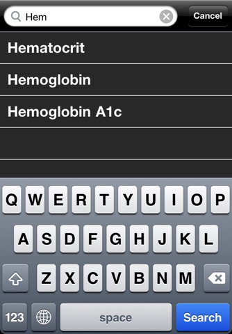 Lab Values screenshot 4