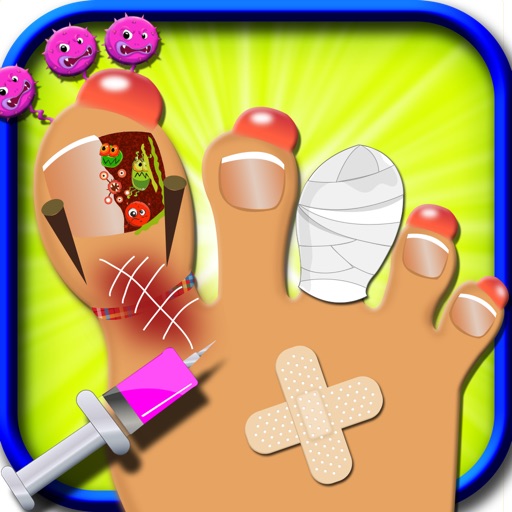 Toe nail doctor – A Free nail surgery game for kids & girls Icon