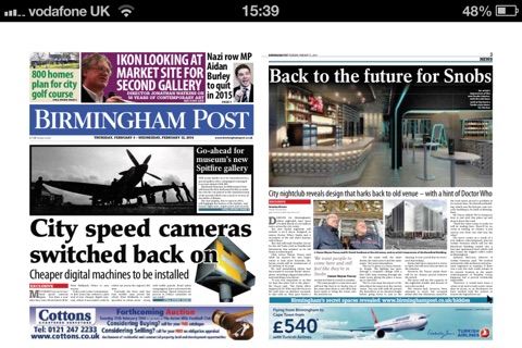 Скриншот из Birmingham Post