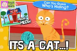 Game screenshot Peekaboo Pet Shop - Who's Hiding? - Animal Names & Sounds for Kids - FREE apk