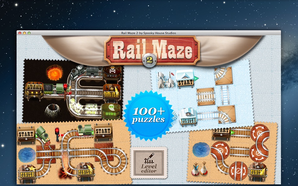 Rail Maze 2 : Train Puzzler for Mac OS X - 1.3.1 - (macOS)