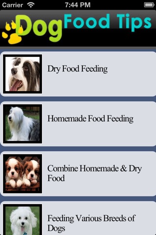 Dog Food Tips screenshot 2