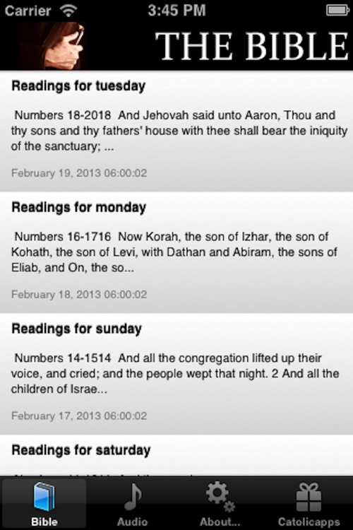 The Bible in one year - Catolicapp.org