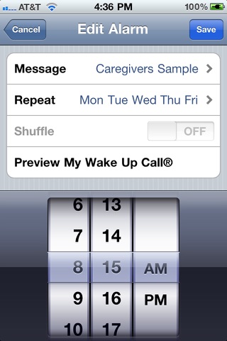 My Wake Up Call Motivational Alarm Clock screenshot 4