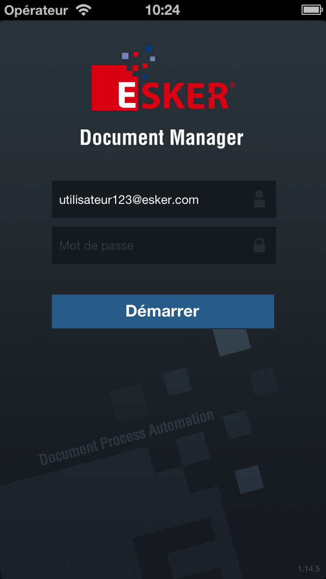 Screenshot #1 pour Esker Document Manager