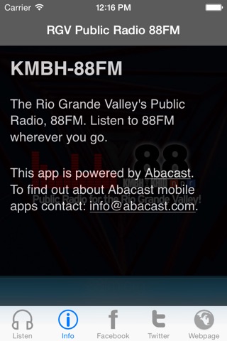 RGV Public Radio 88FM screenshot 2