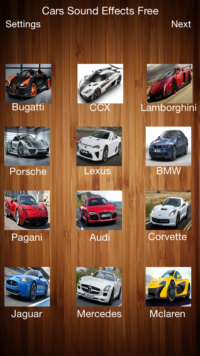 Screenshot #1 pour Cars Sound Effects Free!!