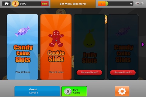 Crazy Sweet Candy Slots - Win And Become Candy Tycoon - FREE Spin The Wheel, Get Bonuses, Enjoy Amazing Slot Machine With 30 Win Lines! screenshot 3