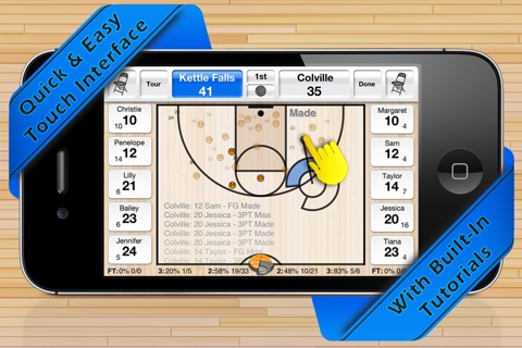 Basketball Shot Chart screenshot 2