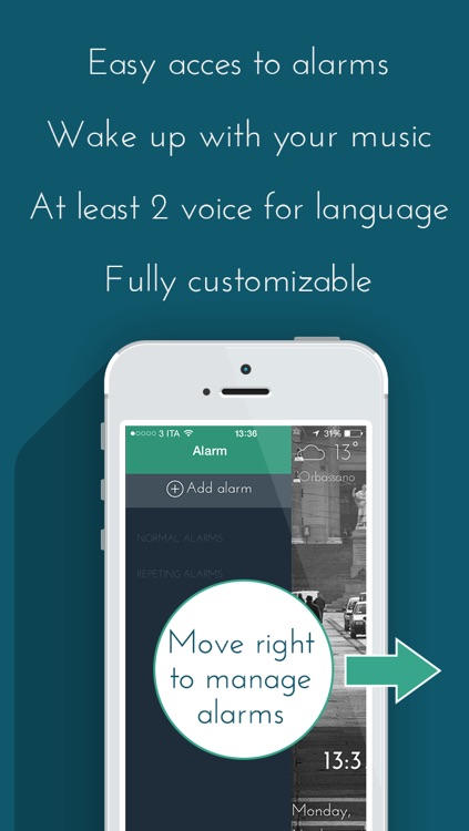 Talking Weather alarm clock - free screenshot-4