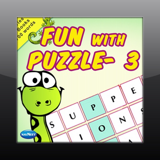 Fun With Puzzles-3 -games and quiz to learn about reptiles and animals icon