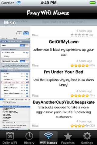Funny Wifi Names screenshot 3