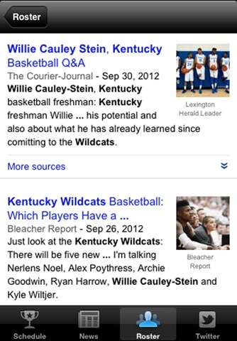 miTeam: Kentucky Basketball screenshot 4