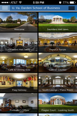 UVA Darden Virtual Tour screenshot 4