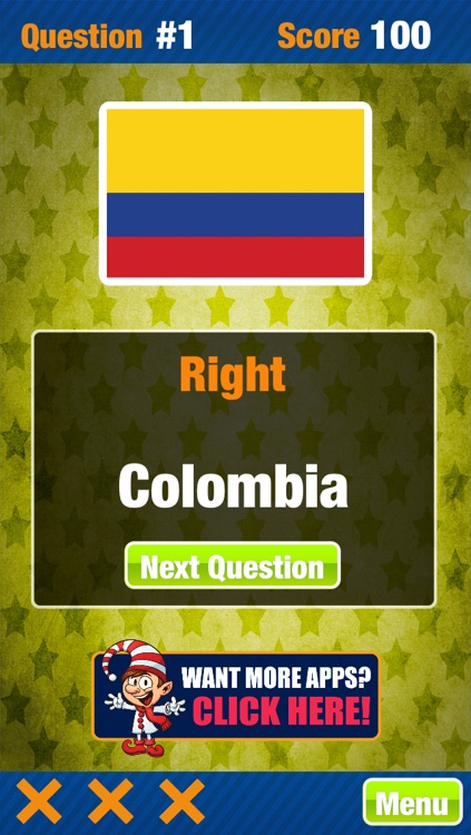 Flags World Trivia Game- Free Atlas Quiz Game