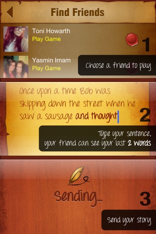 Funny Story - Write Funny Stories With Your Friends & Roll Up! screenshot 2