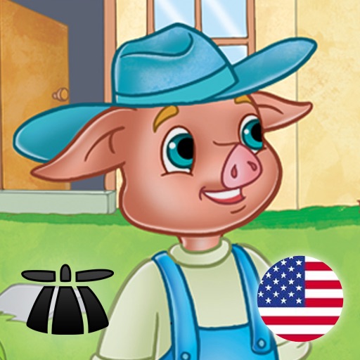 The Three Little Pigs - Children's Book icon