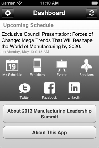 2013 Manufacturing Leadership Summit screenshot 2