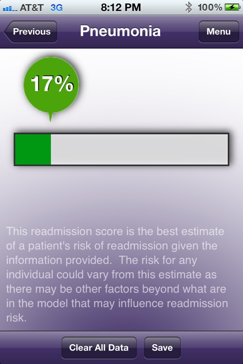 (CORE) Readmission Risk Calculators screenshot-3