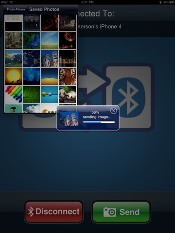 Bluetooth Photo Share screenshot