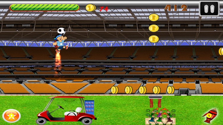 Soccer Ball Ballon Ninja Jump - Stadium Coin Runner Free