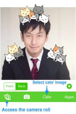Game screenshot CatCamera -Take photos with cats!- apk