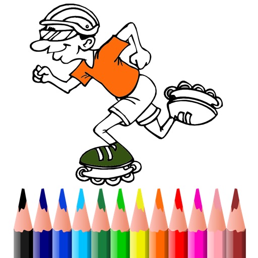 Funny Coloring Sports icon