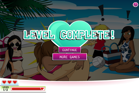 Kissing At the Beach - Girl Game screenshot 4