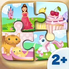 Activities of Toddler Apps - Wooden Puzzle for Girls (6 Pieces) 2+