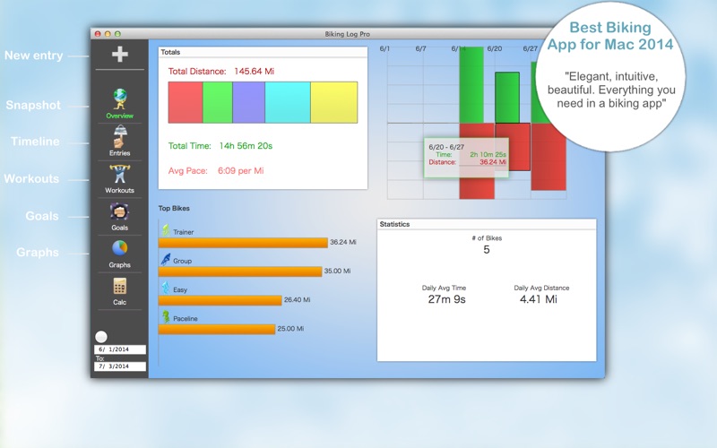 Biking Log Pro - Cycling Tracker thumbnail 1
