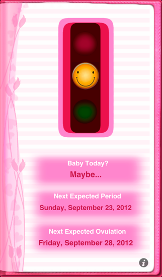Maybe Baby 2013 Lite - Fertility / Ovulation Diary, Period Tracker, Menstrual Calendar, Pregnancy & Gender Prediction Screenshot 2