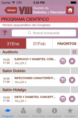 VIII Reunión Diabetes/Obesidad screenshot 2