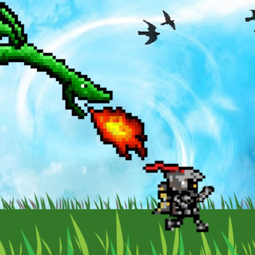 Knight Dash: Swordigo - A mad dragon braveheart storm adventure! iOS App