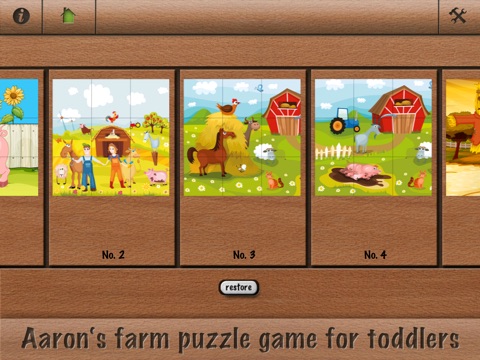 Aaron's farm puzzle game for toddlers screenshot 2